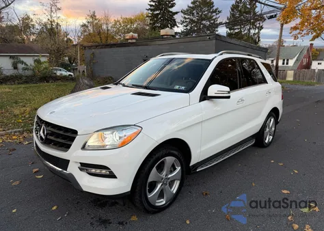 2015 Mercedes-Benz Ml 350 4Matic из США, поврежденный, VIN 4JGDA5HB2FA618064